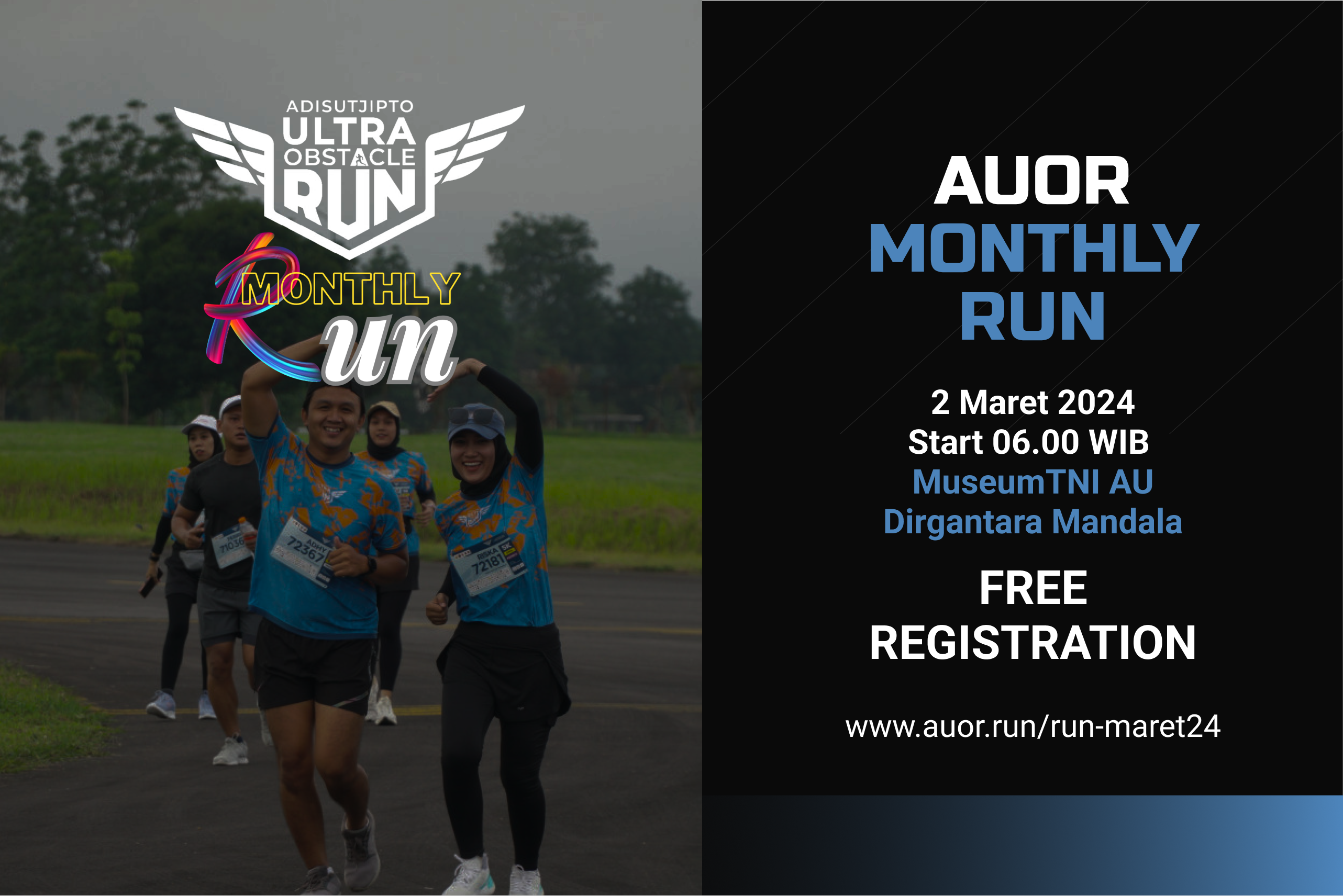 AUOR Monthly Run Maret 2024